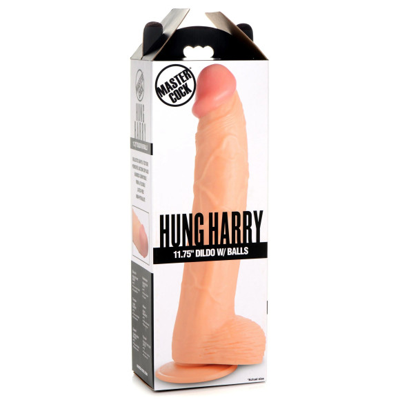 Телесный реалистичный фаллоимитатор на присоске Hung Harry 11.75’’ Dildo with Balls - 32,4 см. Телесный реалистичный фаллоимитатор на присоске Hung Harry 11.75’’ Dildo with Balls - 32,4 см.