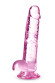 Розовый фаллоимитатор 7 Inch Crystalline Dildo - 17,7 см. Розовый фаллоимитатор 7 Inch Crystalline Dildo - 17,7 см.