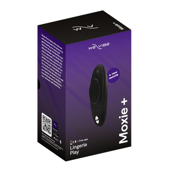 Черный вибратор в трусики We-Vibe Moxie+ Черный вибратор в трусики We-Vibe Moxie+