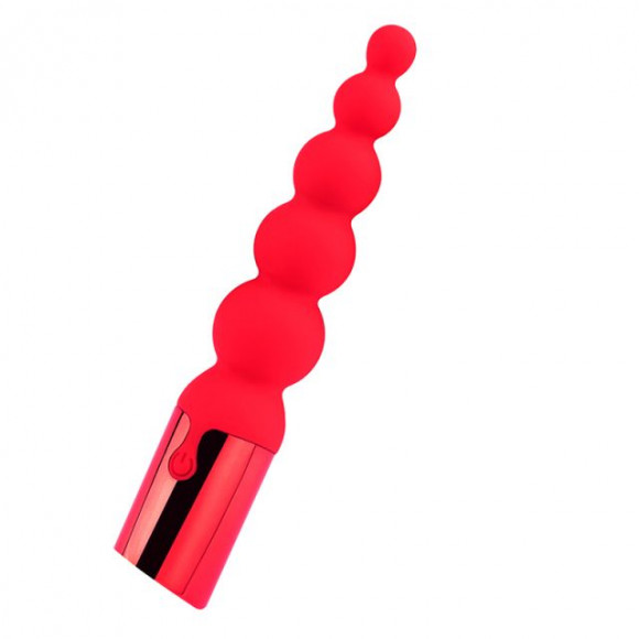 Красный вибратор-ёлочка Enamorment Ribbed Vibe - 18,2 см. Красный вибратор-ёлочка Enamorment Ribbed Vibe - 18,2 см.