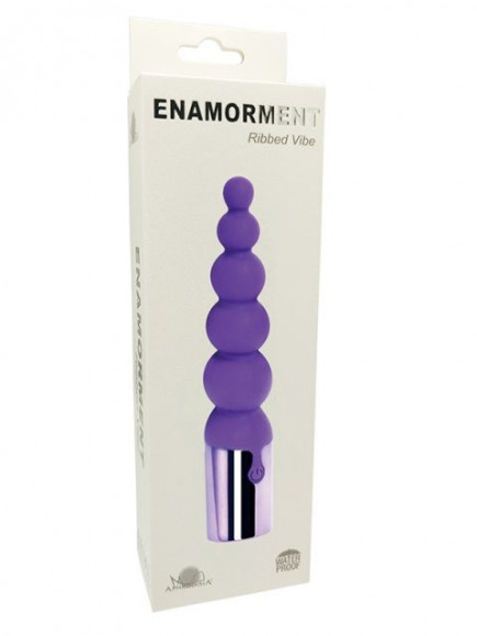 Красный вибратор-ёлочка Enamorment Ribbed Vibe - 18,2 см. Красный вибратор-ёлочка Enamorment Ribbed Vibe - 18,2 см.