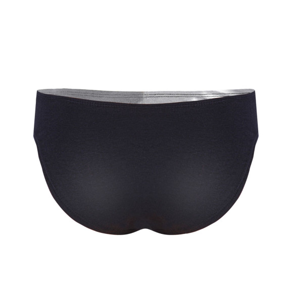 Мужские трусы-слипы с серебристой передней частью Мужские трусы-слипы с серебристой передней частью