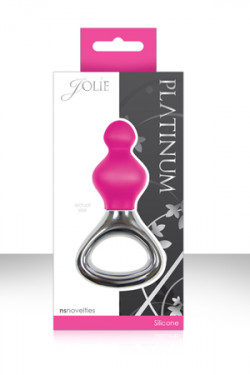 Розовая анальная елочка Jolie Platinum Plug Small из силикона - 9,9 см. Розовая анальная елочка Jolie Platinum Plug Small из силикона - 9,9 см.