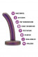 Фиолетовая насадка с гладкой поверхностью Surrender 4.75 Inch Beginner Pegging Dildo - 12 см.