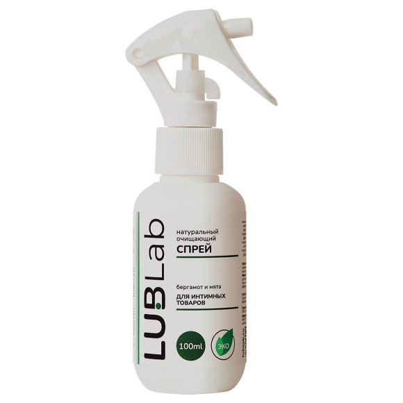 Натуральный очищающий эко-спрей для секс-игрушек с ароматом бергамота и мяты - 100 мл. Натуральный очищающий эко-спрей для секс-игрушек с ароматом бергамота и мяты - 100 мл.