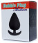 Черная анальная втулка Bubble - 8,5 см. Черная анальная втулка Bubble - 8,5 см.