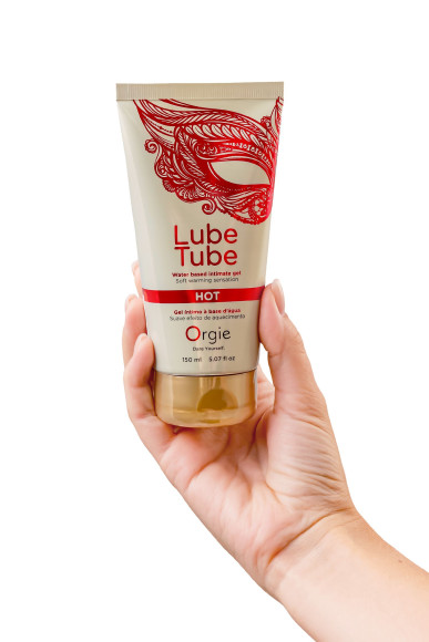 Интимный гель на водной основе Lube Tube Hot с разогревающим эффектом - 150 мл. Интимный гель на водной основе Lube Tube Hot с разогревающим эффектом - 150 мл.