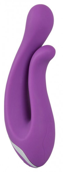 Фиолетовый перезаряжаемый вибратор Javida Double Vibe Фиолетовый перезаряжаемый вибратор Javida Double Vibe