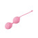 Розовые вагинальные шарики из силикона с мягким хвостиком Розовые вагинальные шарики из силикона с мягким хвостиком