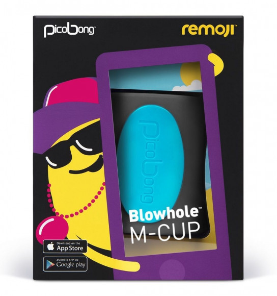 Чёрная виброчаша для мастурбации BLOWHOLE M-CUP 