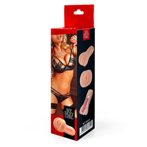 Телесный реалистичный мастурбатор в виде вагины Телесный реалистичный мастурбатор в виде вагины