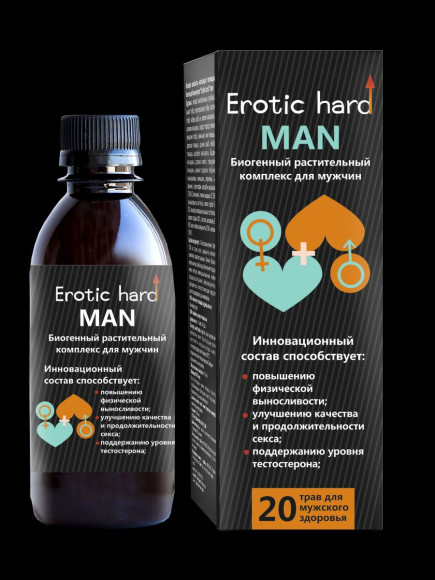 Мужской биогенный концентрат для усиления эрекции Erotic hard Man - 250 мл. Мужской биогенный концентрат для усиления эрекции Erotic hard Man - 250 мл.