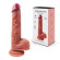 Телесный фаллоимитатор с крупными венами - 20 см. Телесный фаллоимитатор с крупными венами - 20 см.