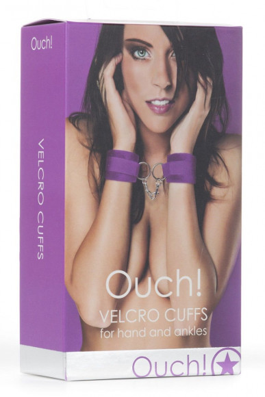 Фиолетовые наручники Velcro Cuffs Purple Фиолетовые наручники Velcro Cuffs Purple