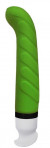 Зелёный вибратор Poseidon Nautica с 6 режимами вибрации - 17,8 см.