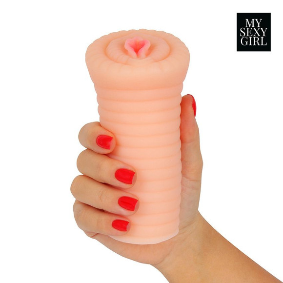 Реалистичный мастурбатор-вагина телесного цвета с вибрацией Реалистичный мастурбатор-вагина телесного цвета с вибрацией