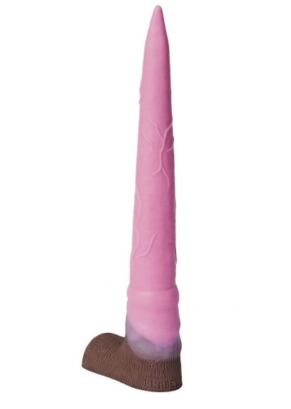 Розовый фаллоимитатор Олень - 34 см. Розовый фаллоимитатор Олень - 34 см.