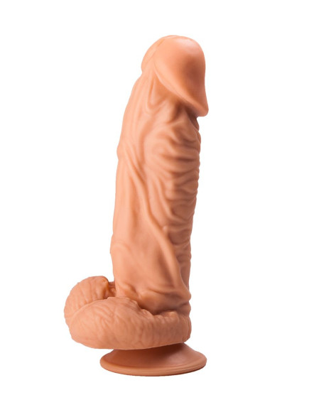 Фаллоимитатор с ярко выраженной головкой - 21 см. Фаллоимитатор с ярко выраженной головкой - 21 см.