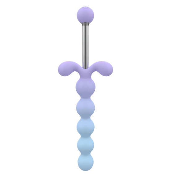 Анальная ёлочка с вибрацией Youivic - 16,4 см. Анальная ёлочка с вибрацией Youivic - 16,4 см.