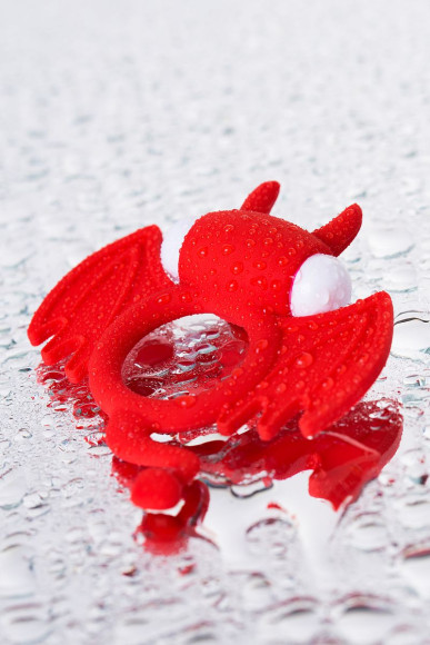 Красное эрекционное кольцо на пенис JOS COCKY DEVIL Красное эрекционное кольцо на пенис JOS COCKY DEVIL