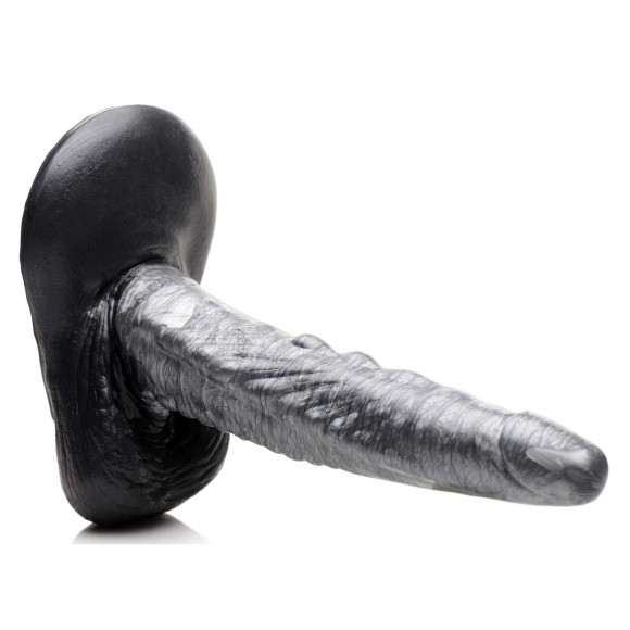 Серый фантазийный фаллоимитатор The Gargoyle Rock Hard Silicone Dildo - 23,6 см. Серый фантазийный фаллоимитатор The Gargoyle Rock Hard Silicone Dildo - 23,6 см.